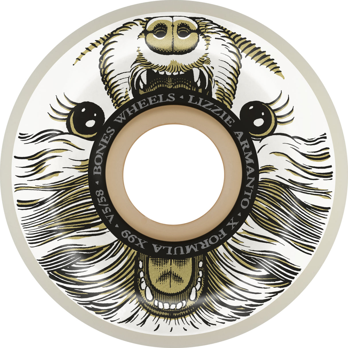 Bones 99a X Formula Armanto Alma Mutter V5 Widecut 58mm Skateboard Wheels
