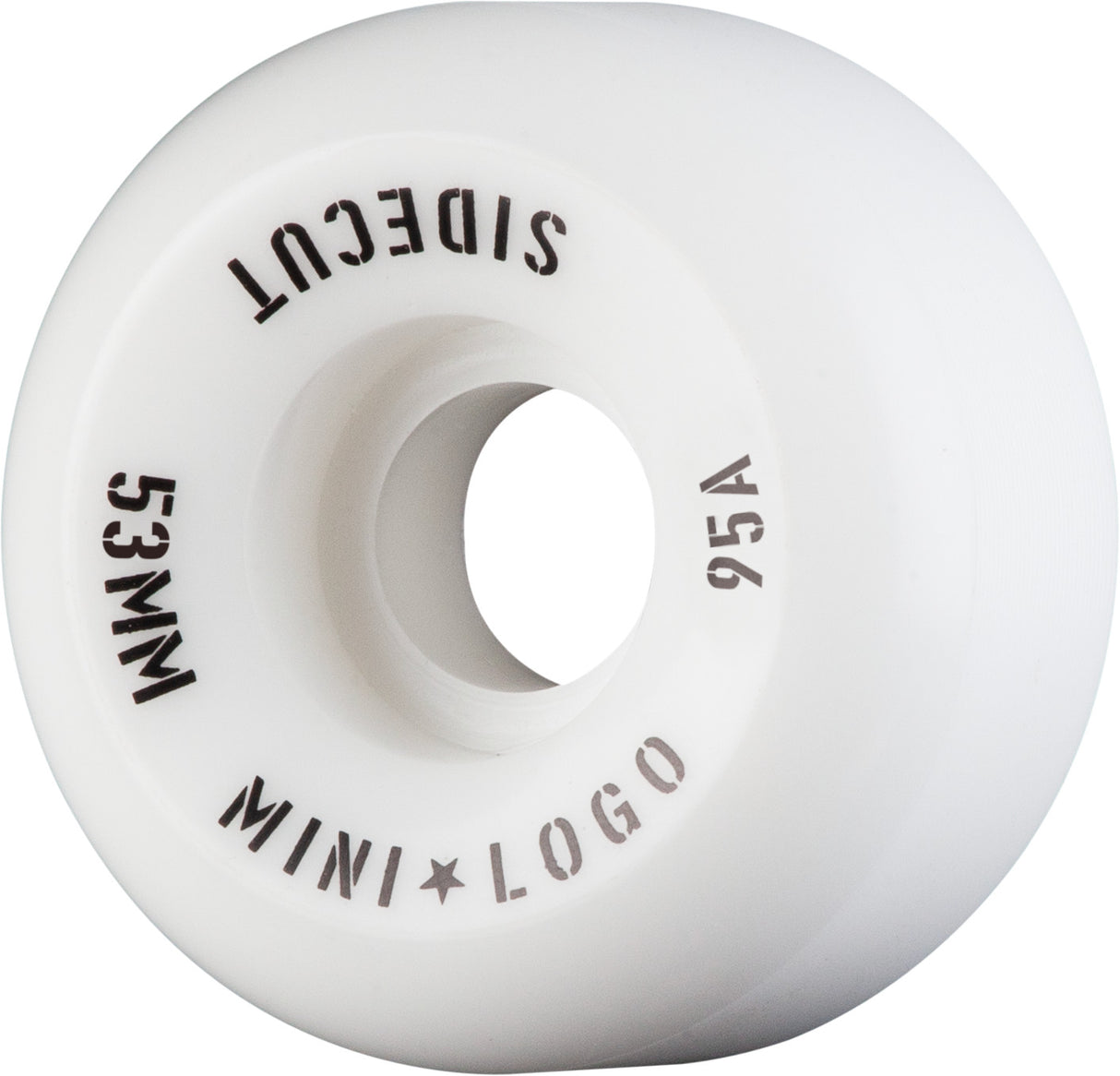 Mini Logo Hybrid A-Cut Wheels 53mm White 95a