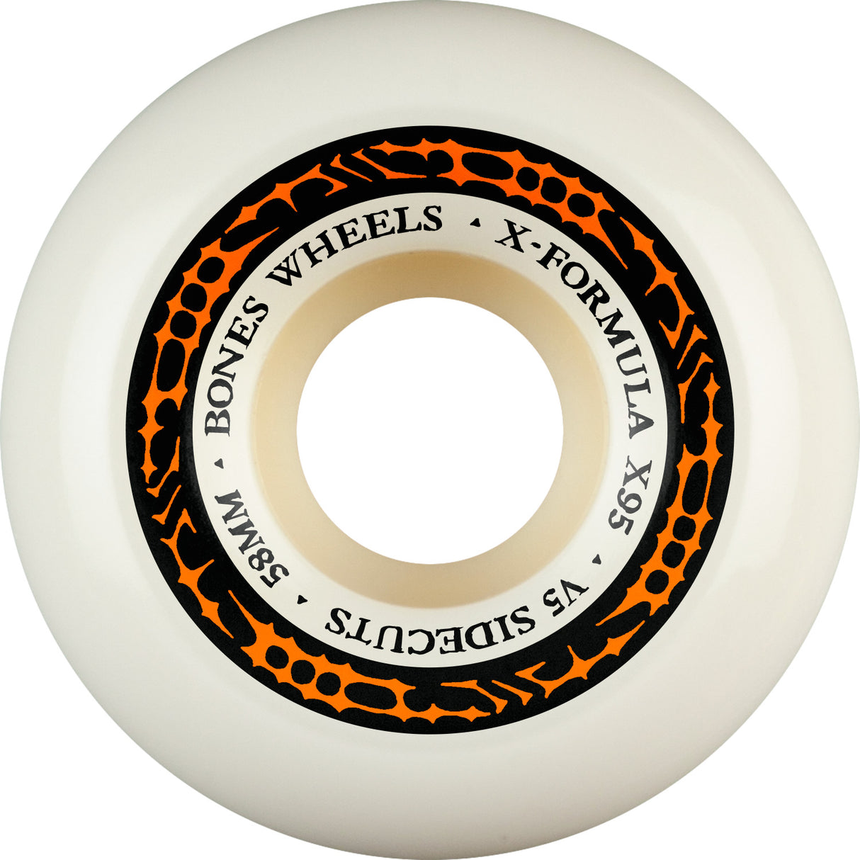 Bones 95a X Formula XF V6 Widecuts Skateboard Wheels
