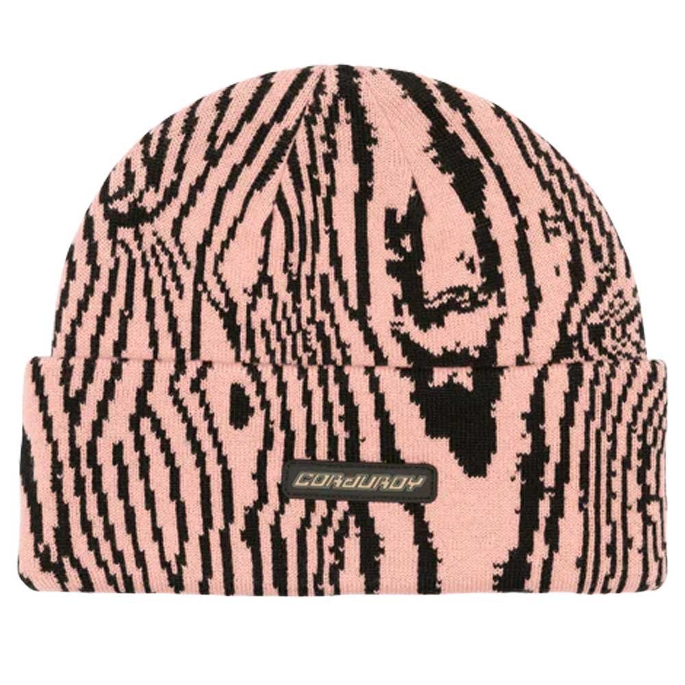 Corduroy Warpwood Beanie - Pink
