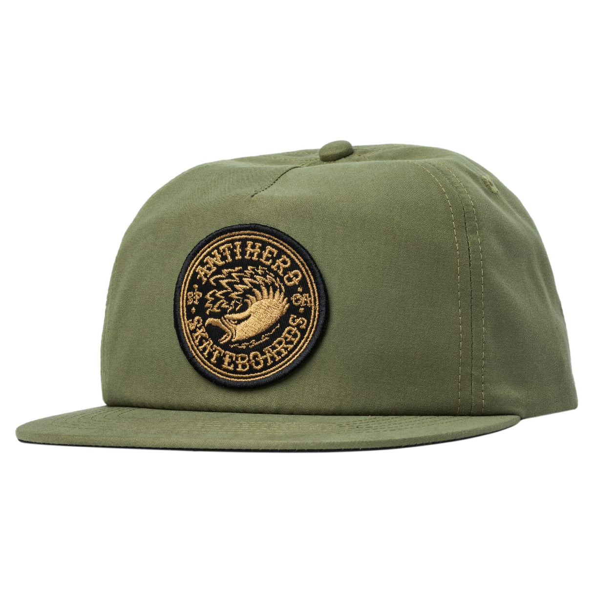Anti Hero Eagle Round Snapback Hat - Moss