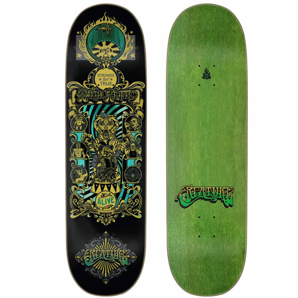 Creature Willis Kimbel Sideshow Skateboard Deck 9.0"