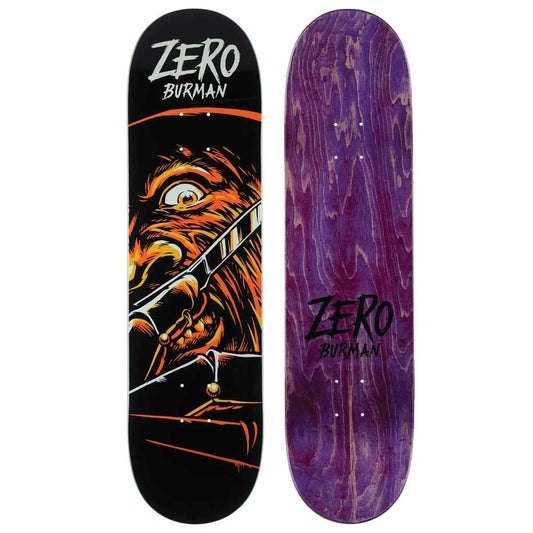 Zero Burman Fright Night Glow Skateboard Deck 8.25"