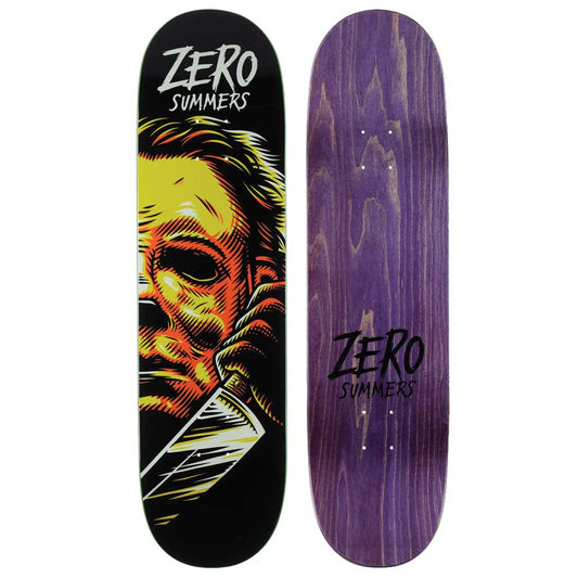 Zero Summers Fright Night Glow Skateboard Deck 8.5"