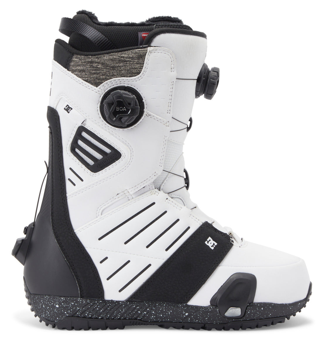 DC Men's Judge Step On Snowboard Boots 2024- White/Black Print