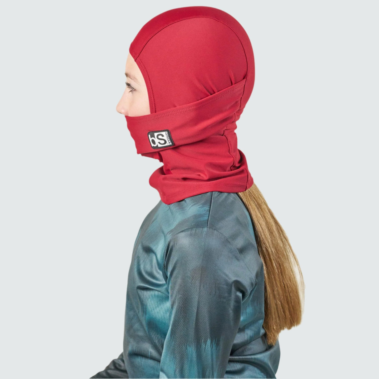 Blackstrap The Kids Hood Balaclava Facemask - Maroon