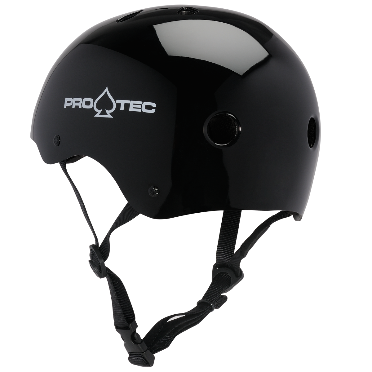 Pro Tec Classic Certified Skateboard Helmet - Gloss Black
