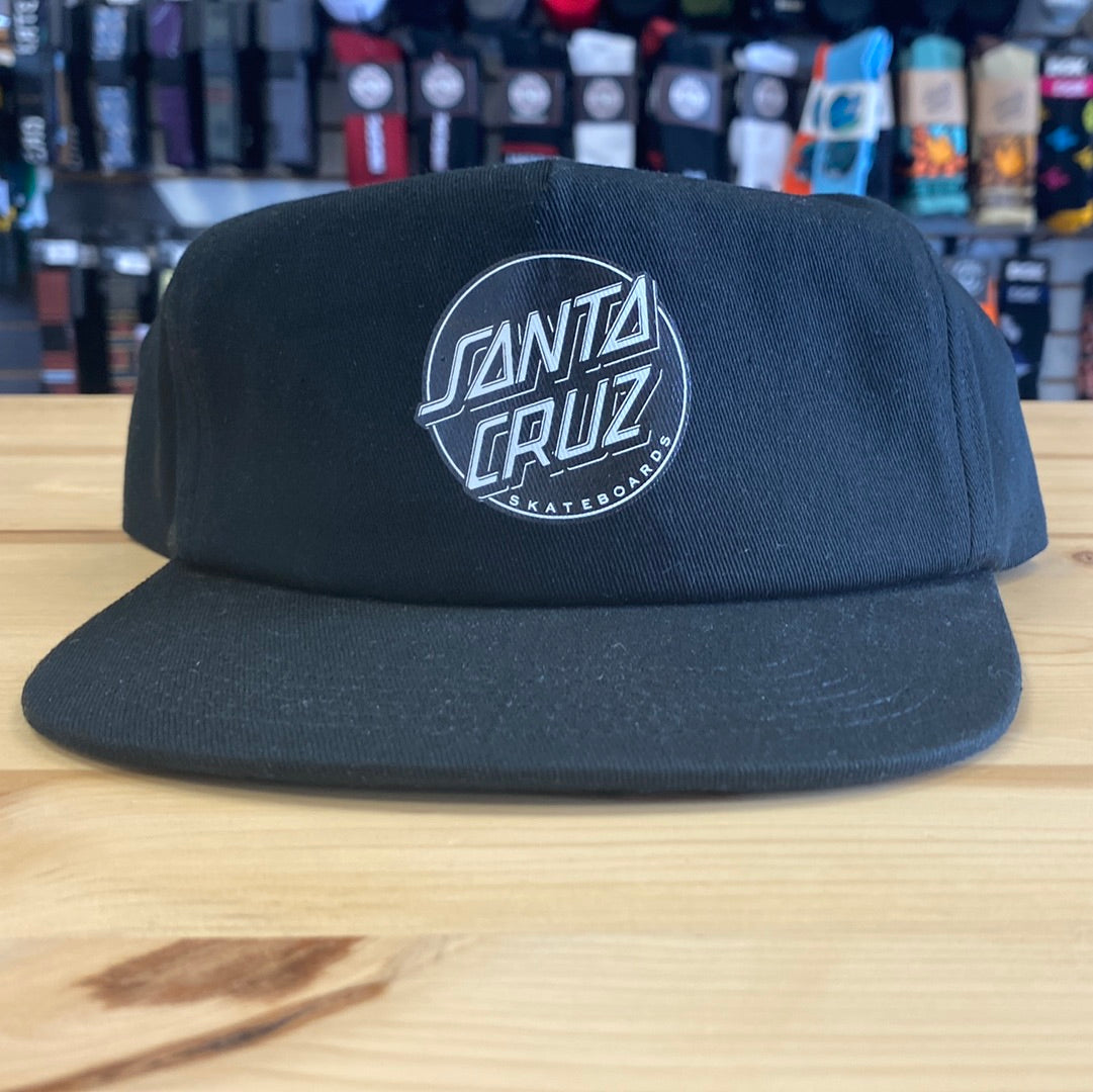 Santa Cruz Classic Dot Hat - Black