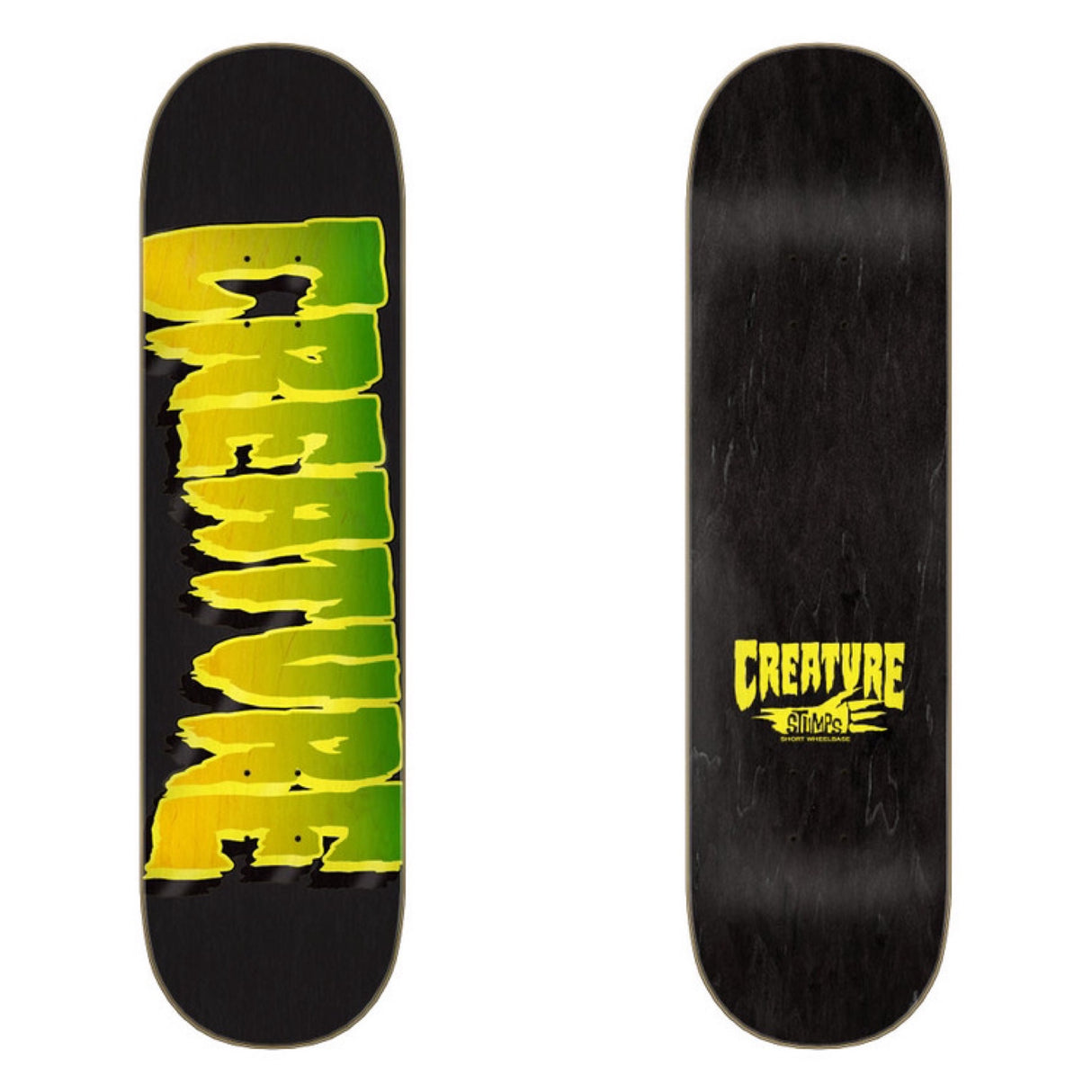 Creature Logo Stumps Skate Deck 8.25"