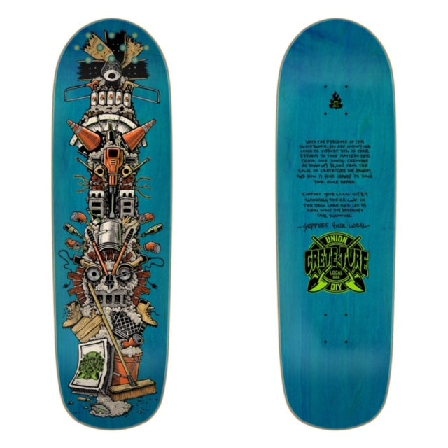 Creature Crete-Ture DIY LG Skateboard Deck 8.92" Complete