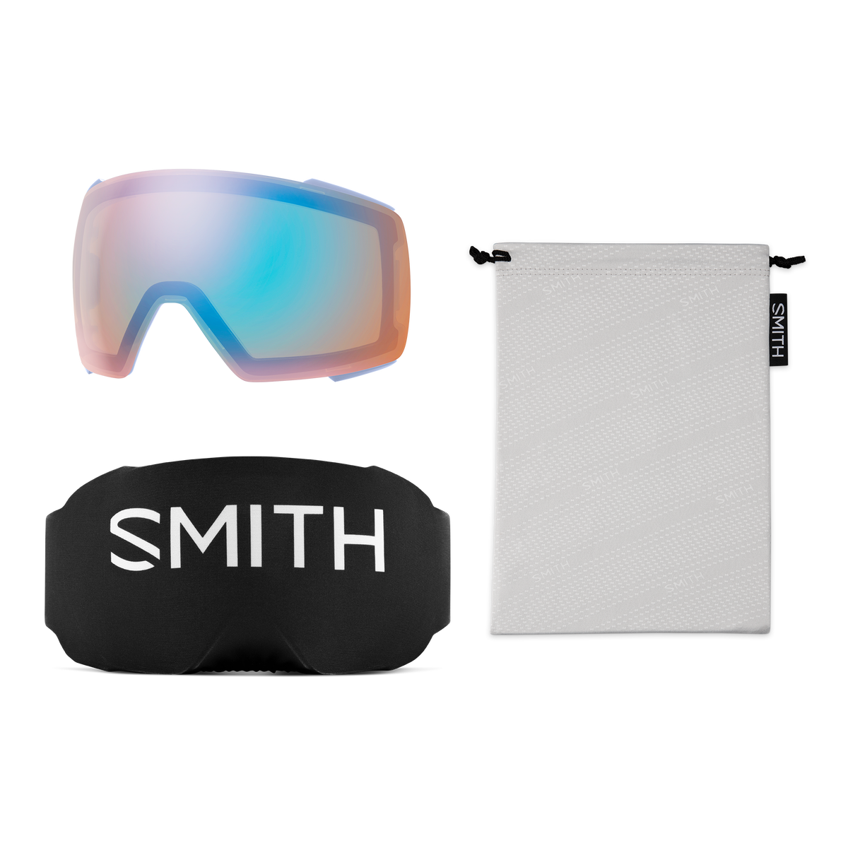 Smith I/O Mag Goggles Blue Aura with ChromaPop Everyday Blue Mirror Lens