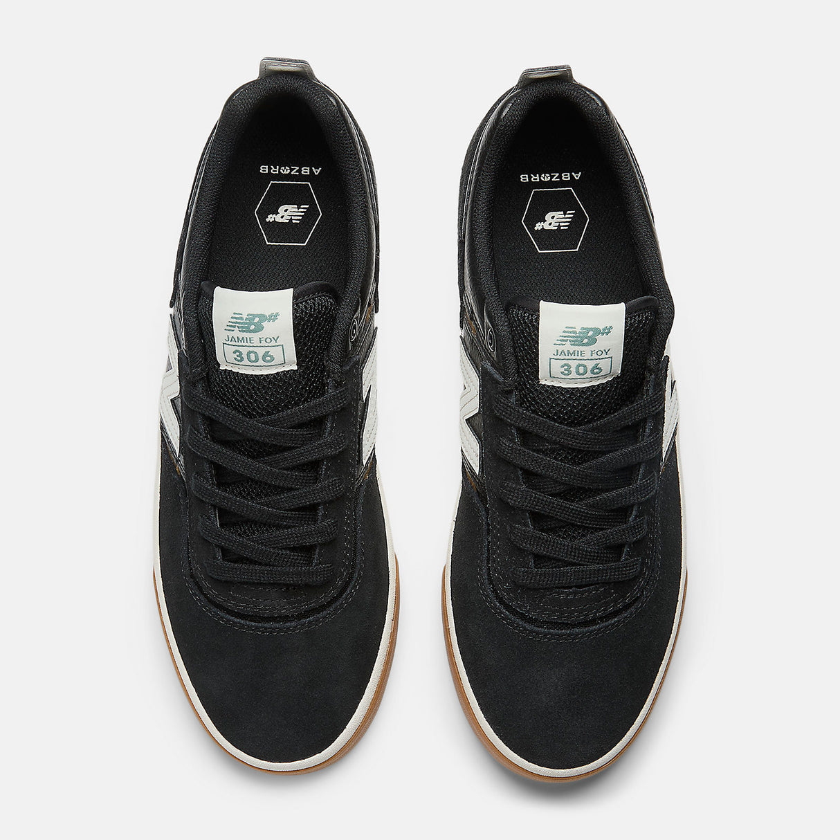 New Balance Jamie Foy 306 Skate Shoes - Black with Sea Salt