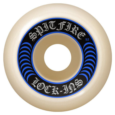 Spitfire 99a Formula Four Lock-ins Skateboard Wheels Natural