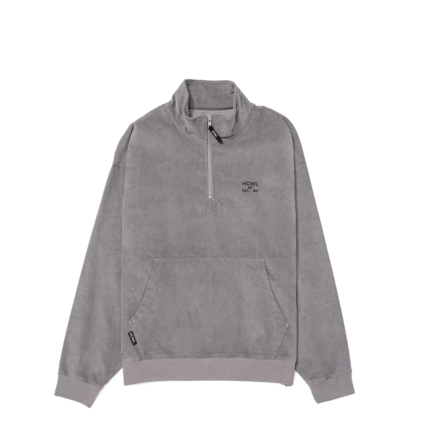 Howl Cordoury Half Zip 2024 - Grey