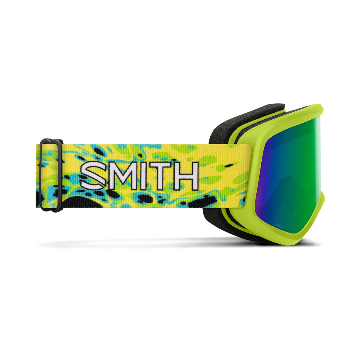 Smith Snowday Kids Goggles Electric Lime Slime + Green Sol-X Mirror Lens