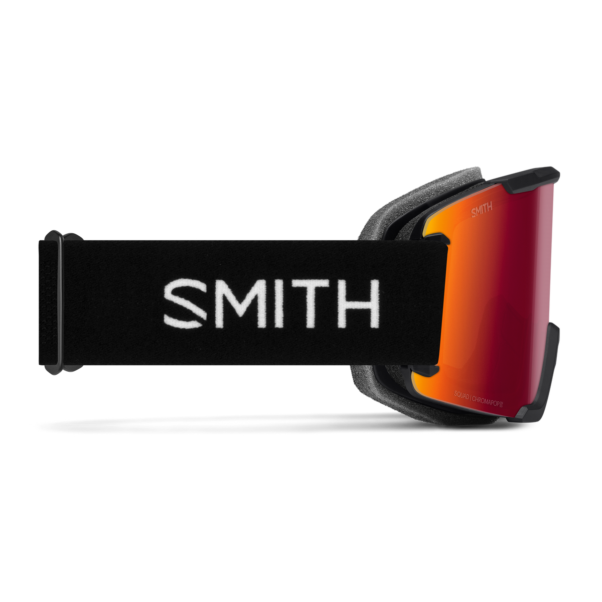 Smith Squad Goggles Black + ChromaPop Sun Red Mirror Lens