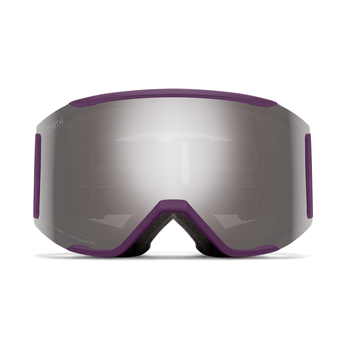 Smith Squad Mag Goggles Cherry Lacquer Phases + ChromaPop Sun Platinum Mirror Lens