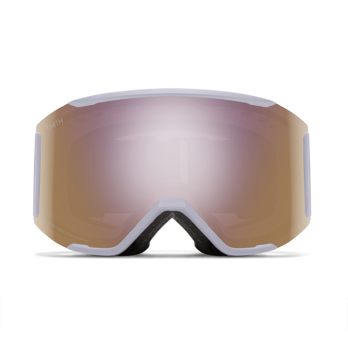 Smith Squad Mag Goggles Lunar Fog + ChromaPop Everyday Rose Gold Mirror Lens