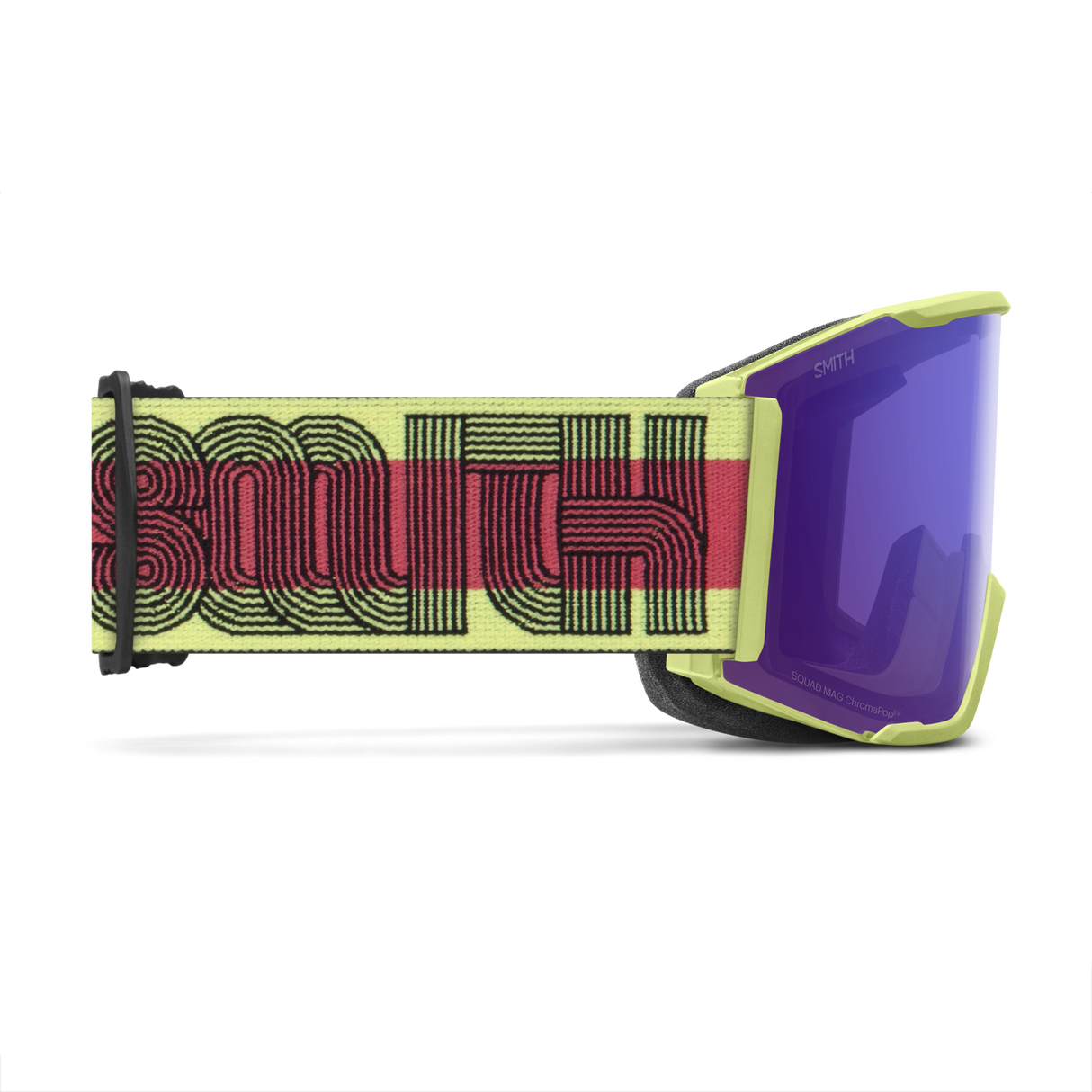 Smith Squad Mag Goggles Serpentine Lined Up + ChromaPop Everyday Violet Lens