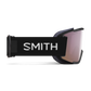 Smith Squad S Goggles Low Bridge Fit- Black Frame + ChromaPop  Everyday Rose/Clear Lens