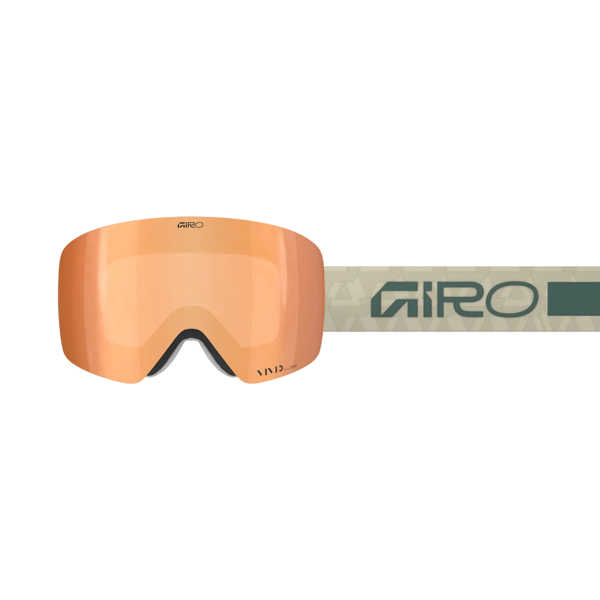 Giro Contour RS Snow Goggles - 2026 Stone Crystals Strap with Vivid Copper Lens + Bonus Vivid Infrared Lens