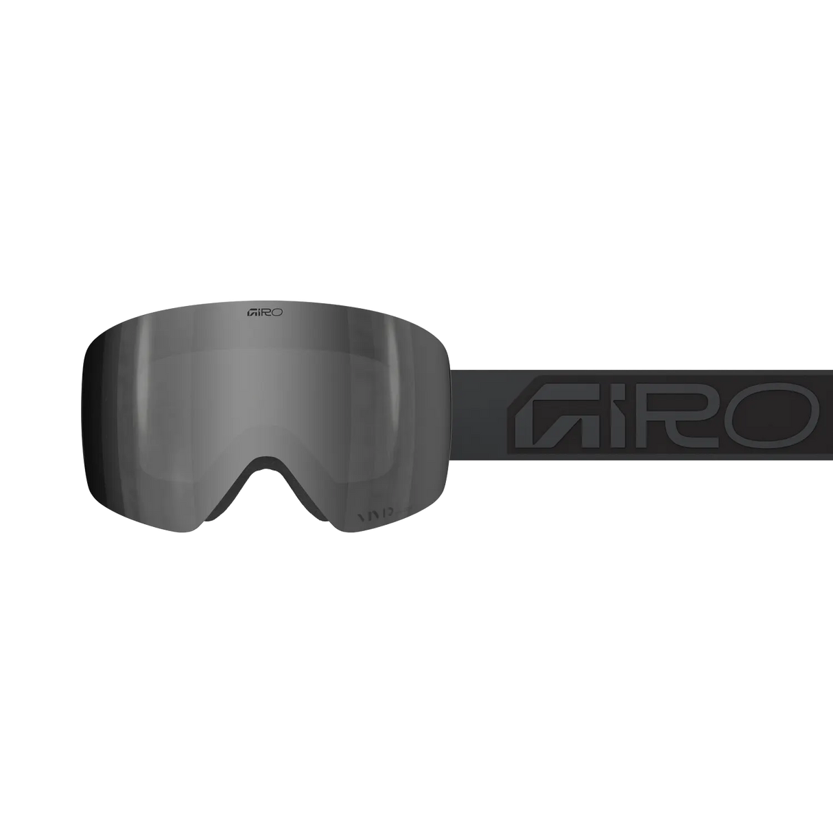 Giro Contour Snow Goggles - 2026 Black Wordmark Strap with Vivid Jet Black Lens + Bonus Vivid Infrared Lens