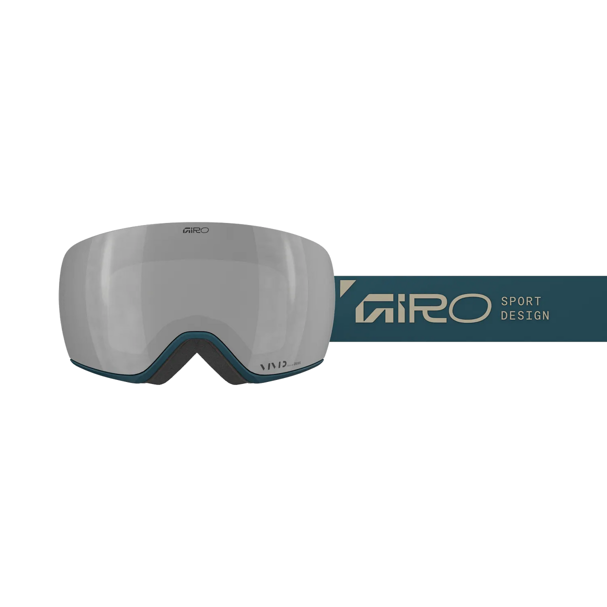 Giro Article II Snow Goggles - 2026 Teal Stacked Strap with Vivid Onyx Lens + Bonus Vivid Infrared Lens