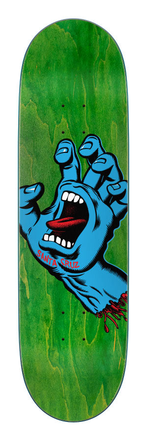 Santa Cruz Screaming Hand Skateboard Deck 8.8"