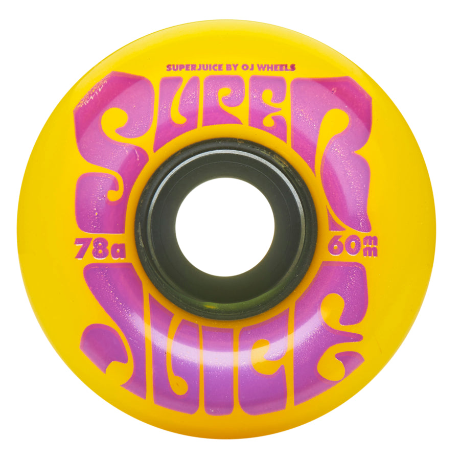 OJ Super Juice Yellow 78a 60mm Skateboard Wheels