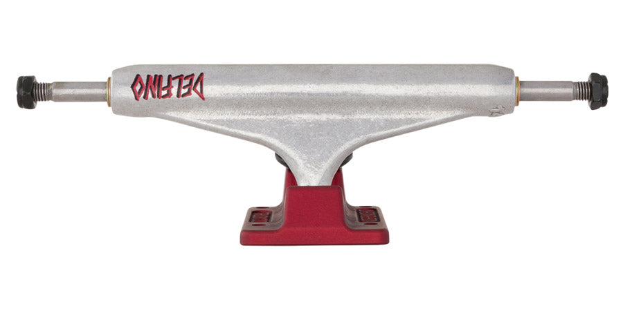 Independent Stage 11 Hollow Delfino Silver Red Skateboard Trucks