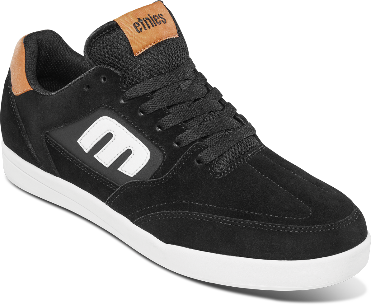 Etnies Veer Skate Shoes - Black/White/Orange