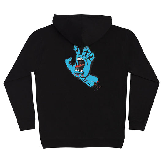 Screaming Hand P/O Hooded Sweatshirt Santa Cruz Black