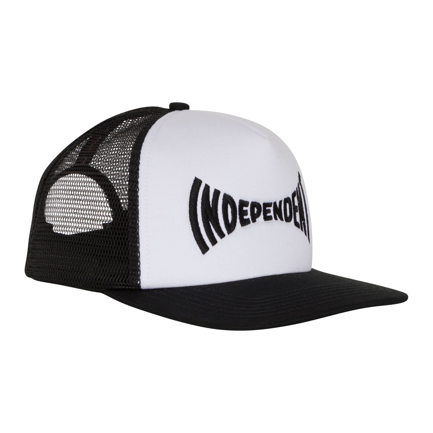 Span Trucker Hat White/Black Independent
