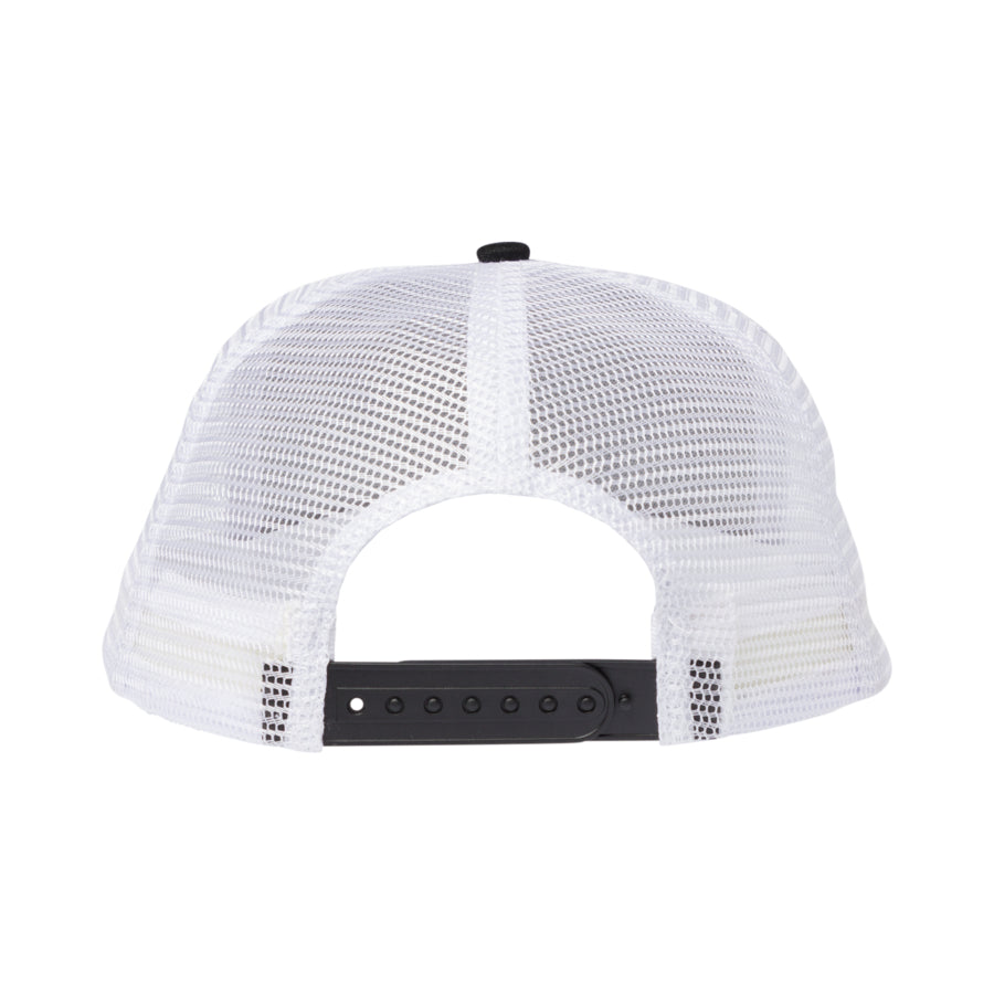 Santa Cruz Screaming Hand Front Mesh Trucker High Profile Men's Hat - White/White