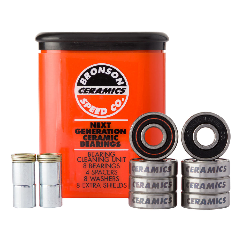 Bronson Ceramic BOX/8 Skateboard Bearings