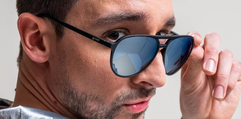 Goodr Mach G Add the Chrome Package Sunglasses