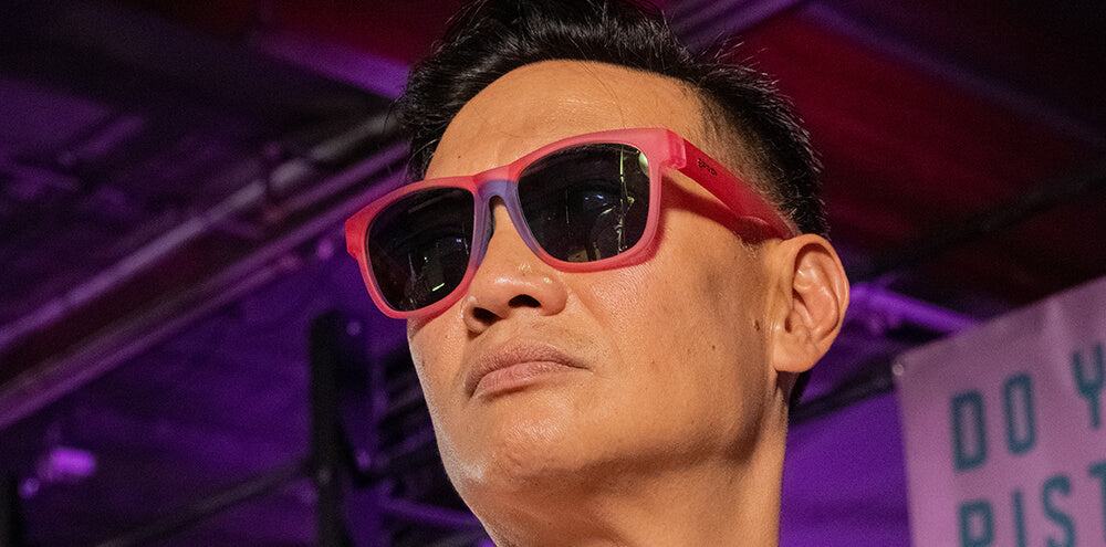 Goodr BFGs Do You Even Pistol, Flamingo Sunglasses