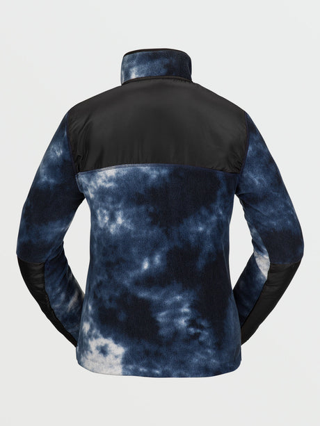 Volcom Women's Polar Fleece Pullover - Storm Tie-Dye