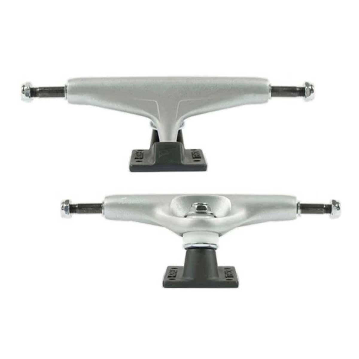 Tensor Trucks Mag Light Reflect Silver/Black Skateboard Trucks 8" - Set of 2