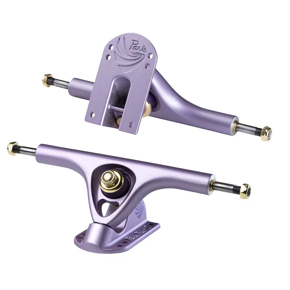 Paris V3 180mm 50º Longboard Trucks Set of 2 - Purple