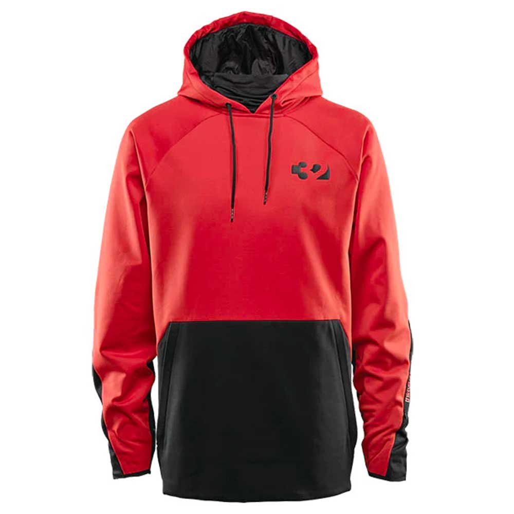 ThirtyTwo Mens Reflex Tech Anorak Riding Hoodie - Red/Black