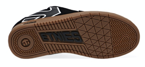 Etnies Fader Skate Shoes - Black/White/Gum
