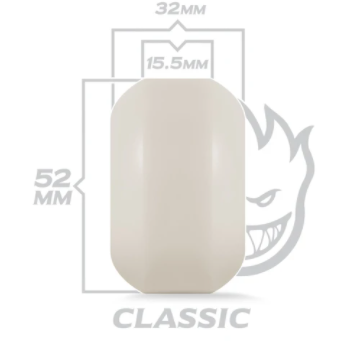 Spitfire 99a Formula Four Classic Skateboard Wheels Green 52mm