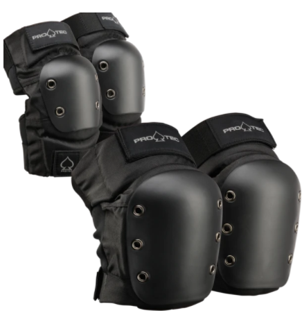 Pro Tec Street Knee & Elbow Pad Set Black