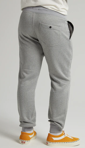 Burton Men's Oak Fleece Pants - Grey Heather - Medium