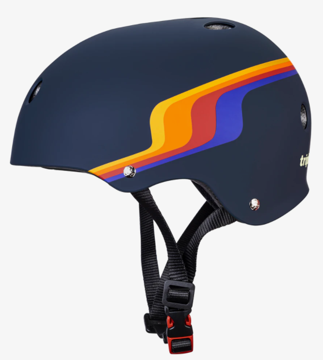 Triple 8 Certified Sweatsaver Skateboard Helmet - Pacific Beach