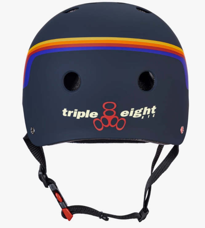 Triple 8 Certified Sweatsaver Skateboard Helmet - Pacific Beach