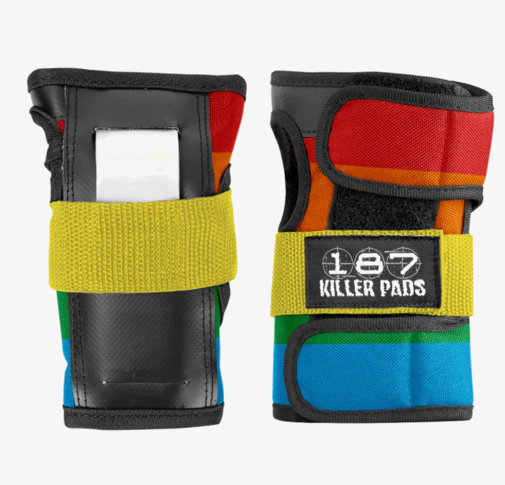 187 Killer Pads Wrist Guards - Rainbow