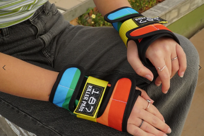 187 Wrist Guards Rainbow