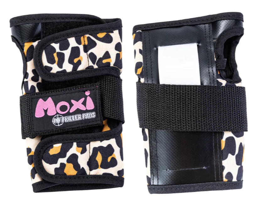 187 Killer Pads Wrist Guards - Moxi Leopard